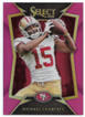 Michael Crabtree 2014 Panini Select Fuchsia Prizm Card 38 072/199