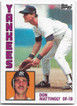 Don Mattingly 1984 Topps Rookie Card 8 (b)