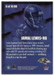 Jamal Lewis 2000 Fleer Mystique Big Buzz Card 6 BB