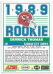 Derrick Thomas 1989 Score Rookie Card 258 (b)