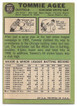 Tommie Agee 1967 Topps Card 455