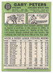 Gary Peters 1967 Topps Card 310