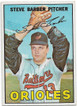 Steve Barber 1967 Topps Card 82 (a)