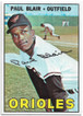 Paul Blair 1967 Topps Card 319