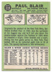 Paul Blair 1967 Topps Card 319