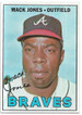 Mack Jones 1967 Topps Card 435 (b)