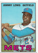 Johnny Lewis 1967 Topps Card 91