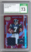 Doug Flutie 2003 Leaf Certified Materials Mirror Red Card 110 007/150 Graded 7.5 CSG