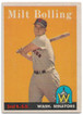 Milt Bolling 1958 Topps Card 188 (b)