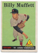 Billy Muffett 1958 Topps Card 143