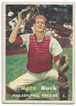 Mack Burk 1957 Topps Card 91