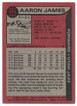 Aaron James 1979-80 Topps Card 111