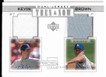 Kevin Brown 2001 Pros & Prospects Then & Now Dual Jerseys Card TN-BK
