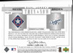 Kevin Brown 2001 Pros & Prospects Then & Now Dual Jerseys Card TN-BK