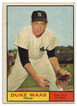 Duke Maas 1961 Topps Card 387