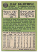 Clay Dalrymple 1967 Topps Card 53 A