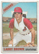 Larry Brown 1966 Topps Card 16 B