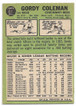 Gordy Coleman 1967 Topps Card 661 A