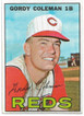 Gordy Coleman 1967 Topps Card 661 B