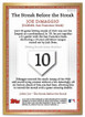 Joe DiMaggio 2007 Streak Before the Streak Card JDSF10