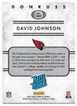 David Johnson 2015 Donruss Rookie Card 224