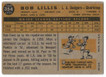 Bob Lillis 1960 Topps Card 354