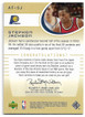 Stephen Jackson 2004-05 SP Game Used Authentic Fabrics Card AF-SJ