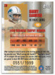 Barry Sanders 1999 Topps Stars Zone of Their Own Card 0551/1999