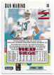Dan Marino 1995 Score Red Siege Card 36