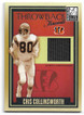 Cris Collinsworth/ Chad Johnson 2007 Donruss Elite Throwback Threads Prime JERSEY Card TT-34 090/100
