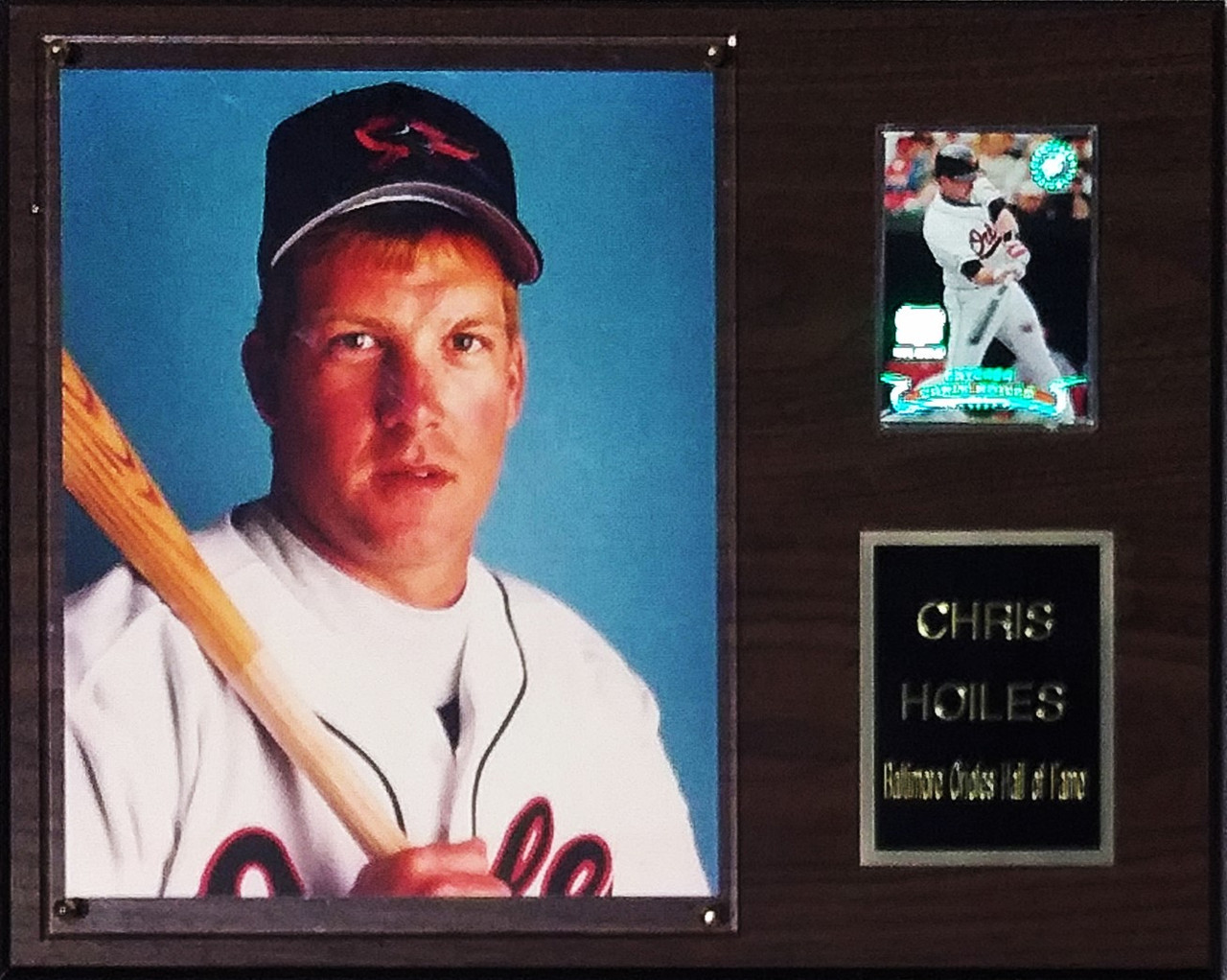 Chris Hoiles Baltimore Orioles Photo 12x15 Player Plaque