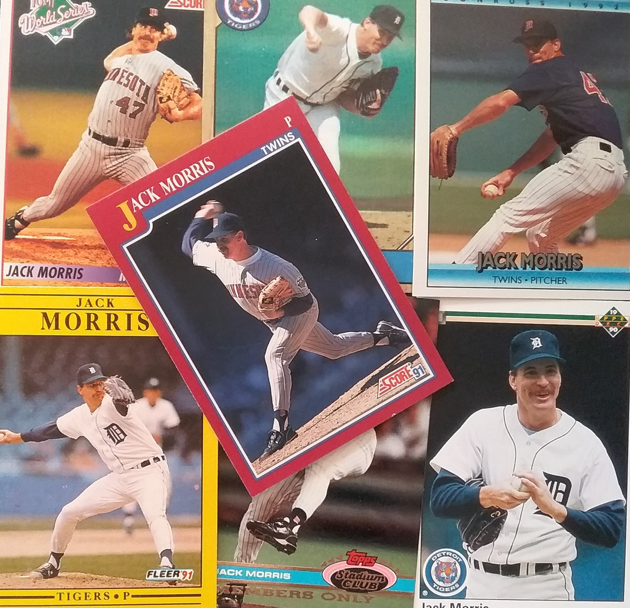 Jack Morris 20-Card Set with 2-Piece Acrylic Case - Frames, Plaques And More