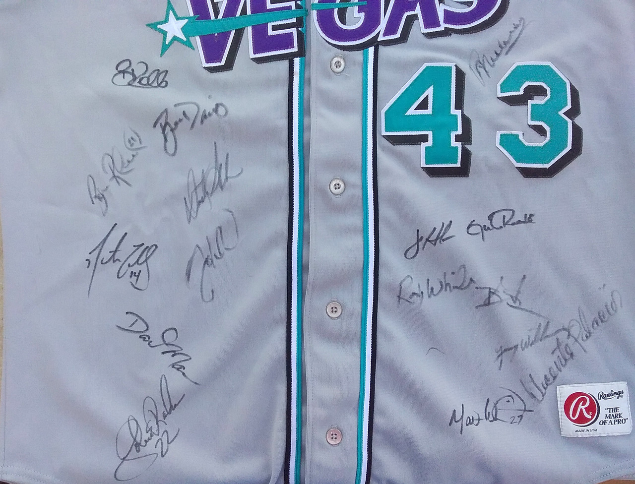 Las Vegas Stars Authentic Game-Worn Autographed Jersey