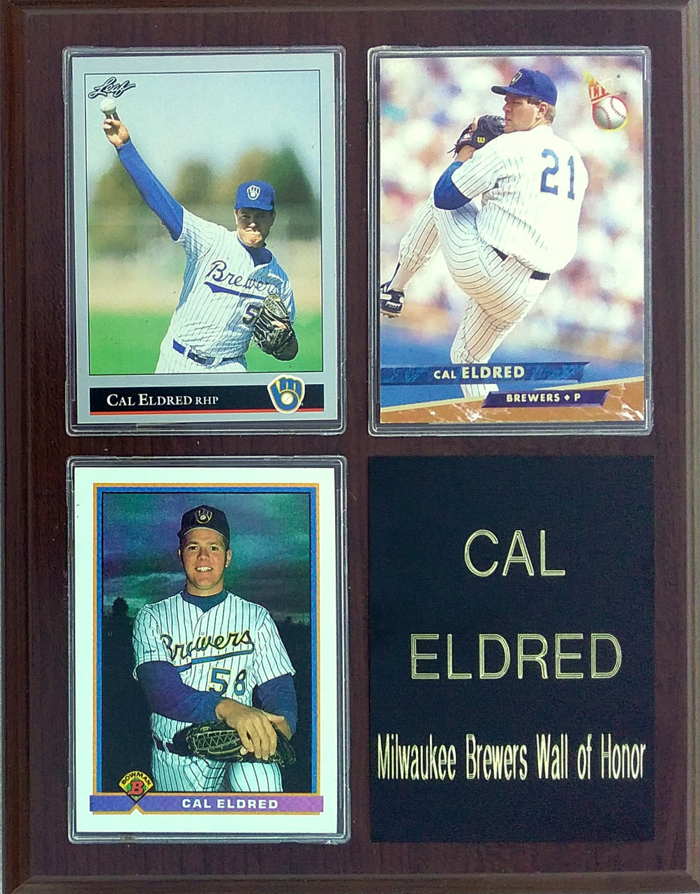 Jim Gantner Milwaukee Brewers 3-Card 7x9 Plaque