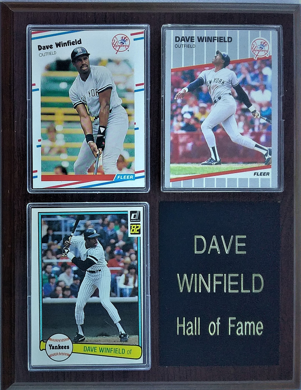 Dave Winfield New York Yankees 3-Card 7x9 Plaque