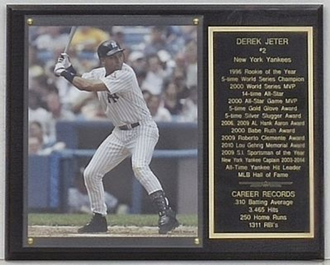 Derek Jeter New York Yankees 2020 HOF Etched Plaque