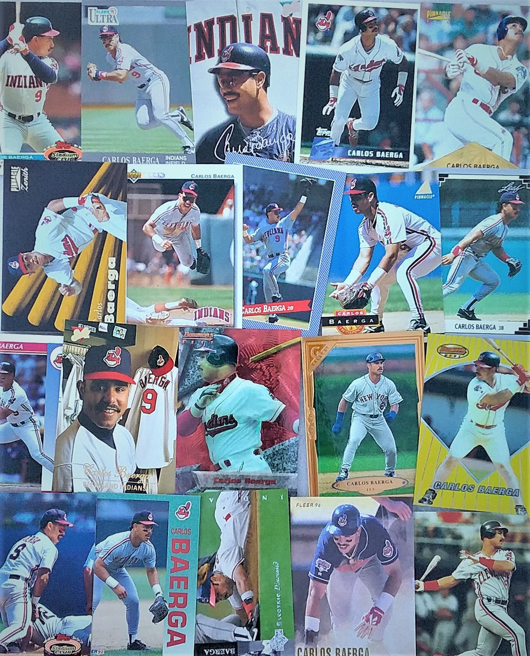 Carlos Baerga Baseball Trading Cards