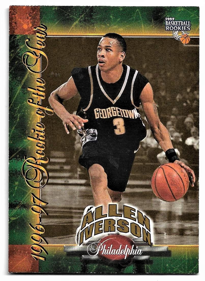 Allen Iverson 1996-97 Scoreboard Rookie Card A5