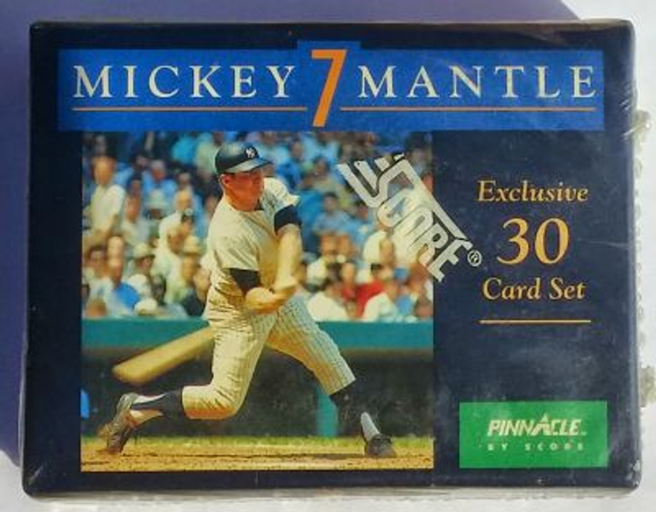 Mickey Mantle New York Yankees 3-Card 7x9 Plaque