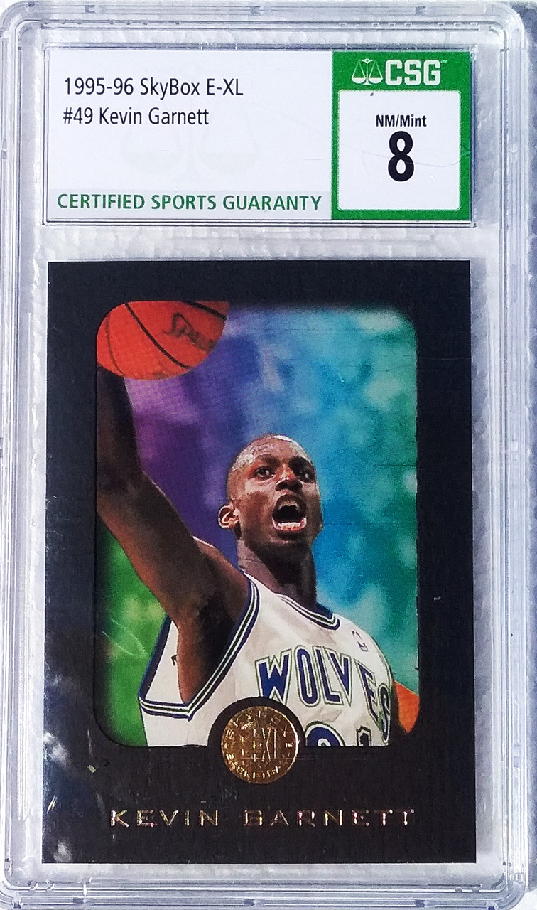 Kevin Garnett 1995-96 Skybox E-XL Rookie Card CSG 8
