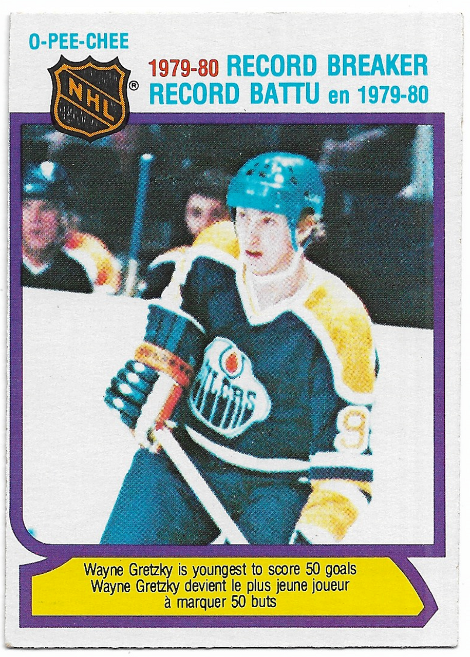 1983 O-Pee-Chee Wayne Gretzky (Record Breaker)