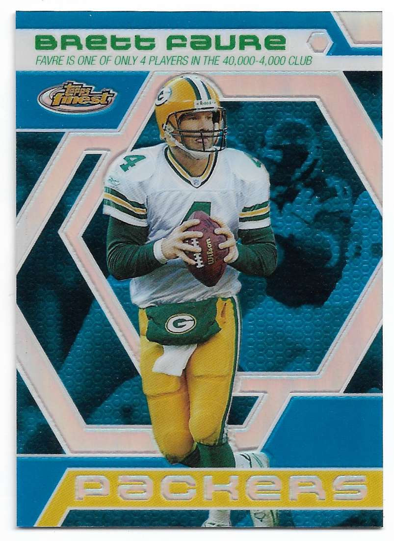 Brett Favre 2006 Topps Finest Refractor Card BF16 255/299