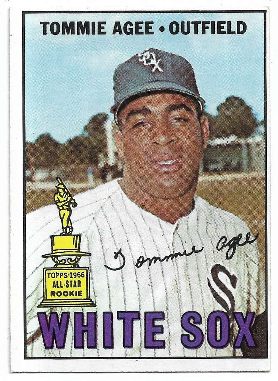 Tommie Agee 1967 Topps Card 455