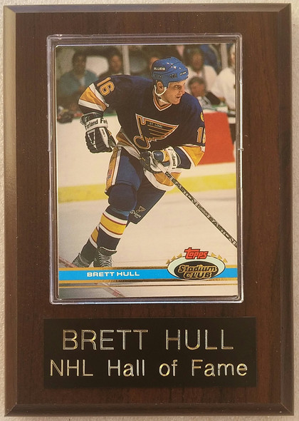 Brett Hull St. Louis Blues Player Plaque