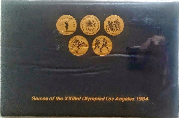 Games of the XXIIIrd Olympiad Los Angeles 1984 Transit Token Coin Set