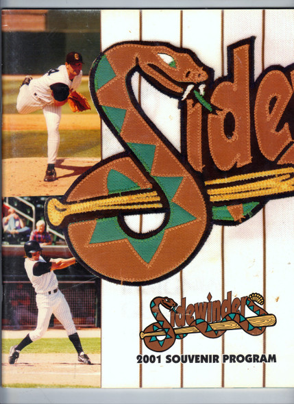 2001 Tucson Sidewinders Souvenir Program