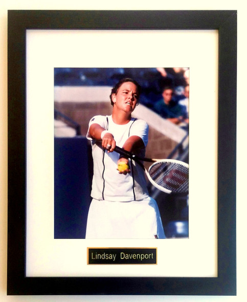 Lindsay Davenport Matted and Framed 8x10" Photo