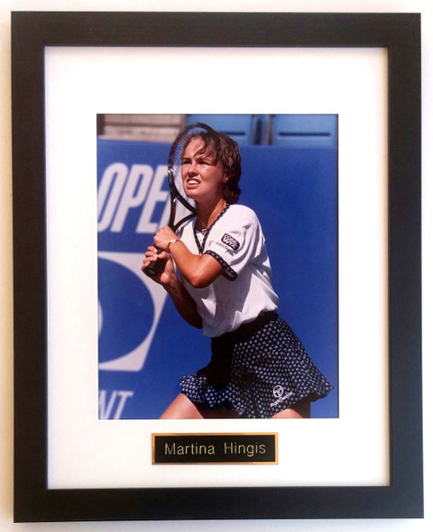 Martina Hingis Matted and Framed 8x10" Photo