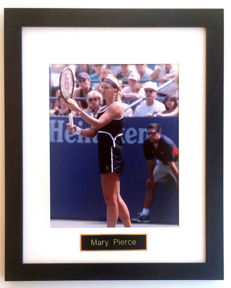Mary Pierce Matted and Framed 8x10" Photo