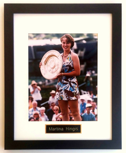 Martina Hingis Matted and Framed 8x10" Photo B